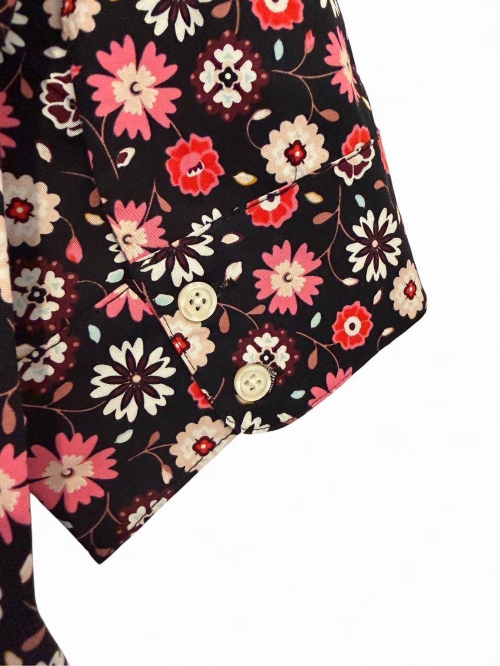 Kate Spade Black Floral Fit & Flare Dress - Picture 5 of 7